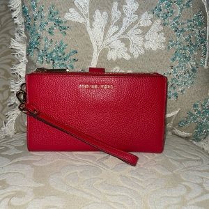 Michael Kors Adele double zip wallet